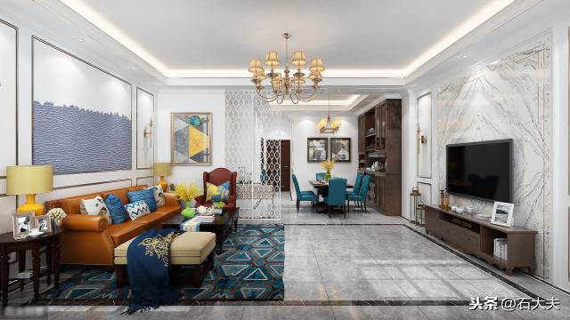 大理石背景墻的石材護理要點，知道這些就不怕了！